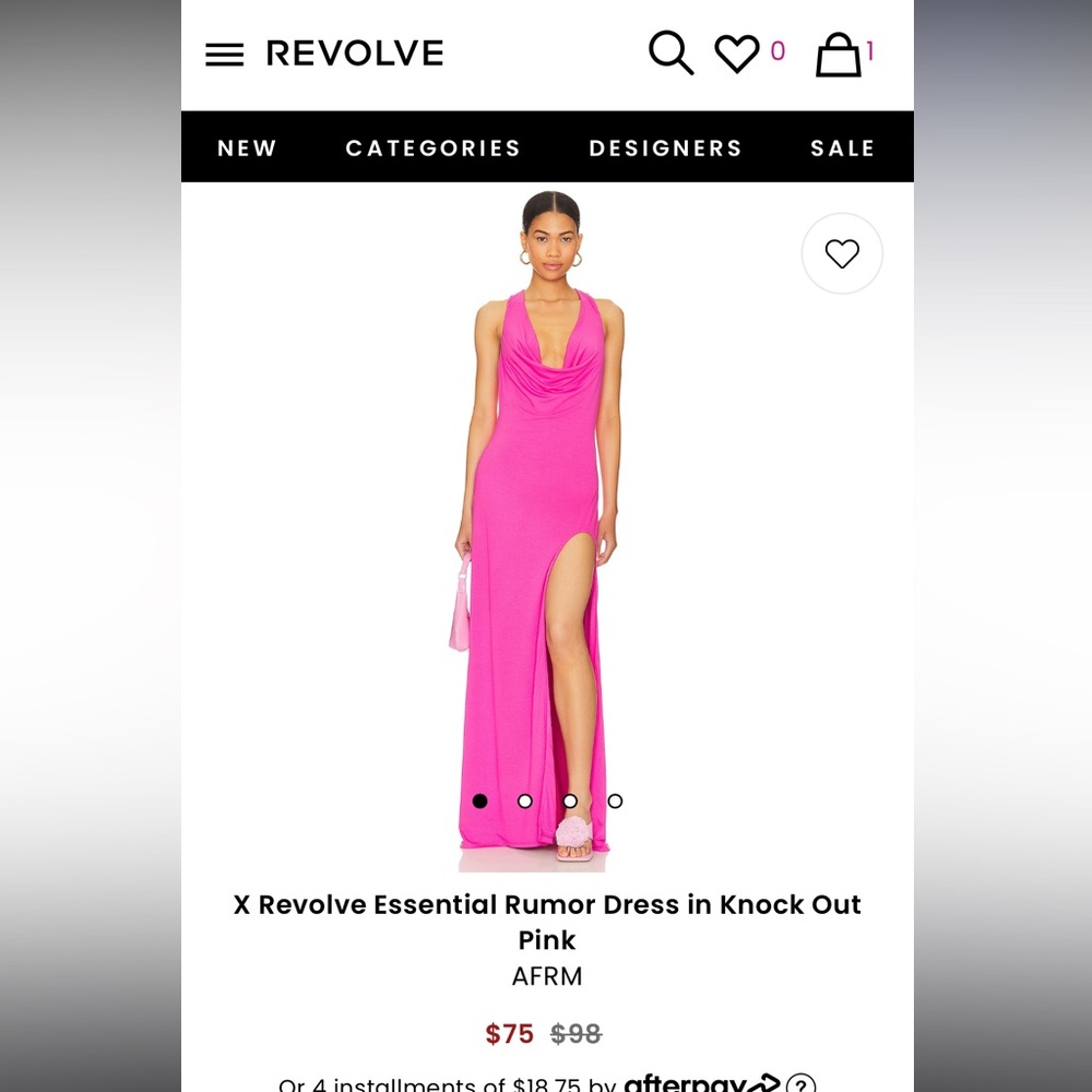 Brand new with tags AFRM dress bought from Revolve💗